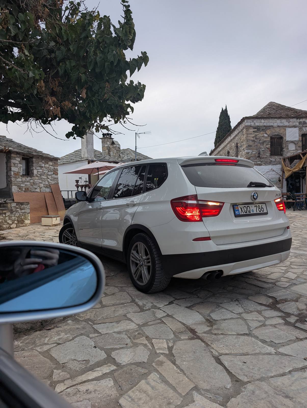 X3 in a stone village